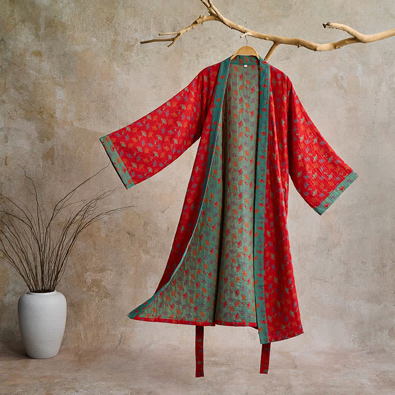 Zenleaf Kimono Robe In Lightweight Style For Daily Unwind