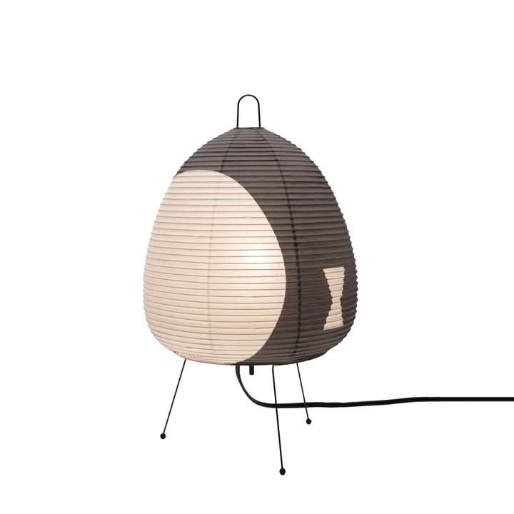 Zenora Table Lamp With Rice Paper Shade In Japanese Wabi-Sabi Style