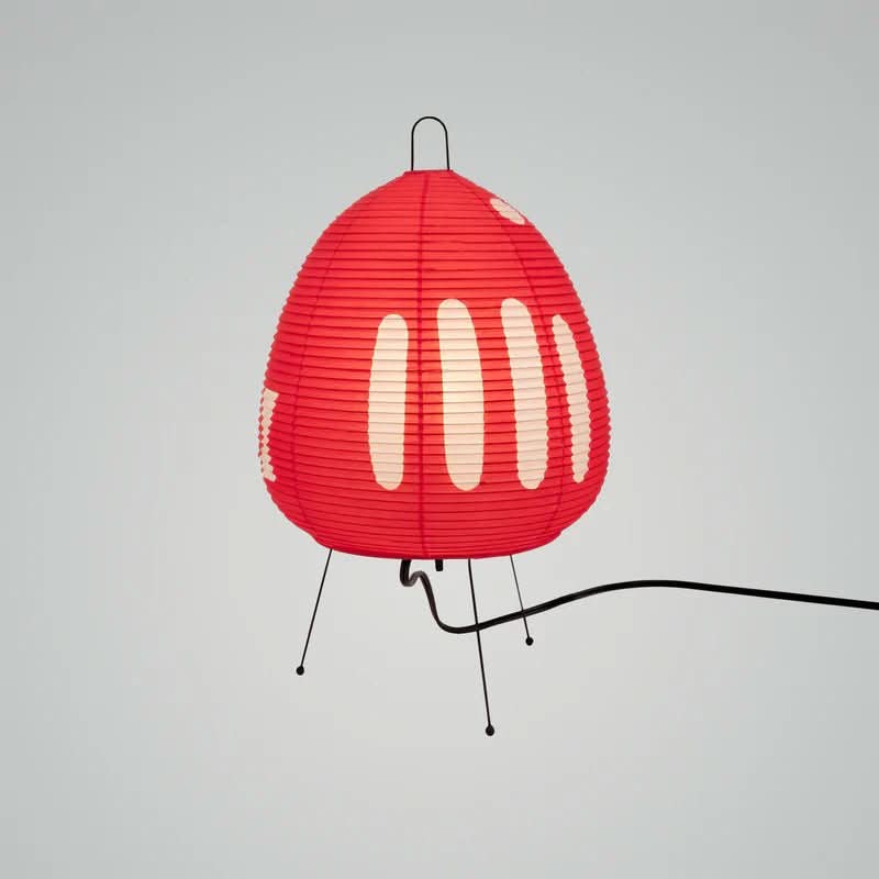 Zenora Table Lamp With Rice Paper Shade In Japanese Wabi-Sabi Style