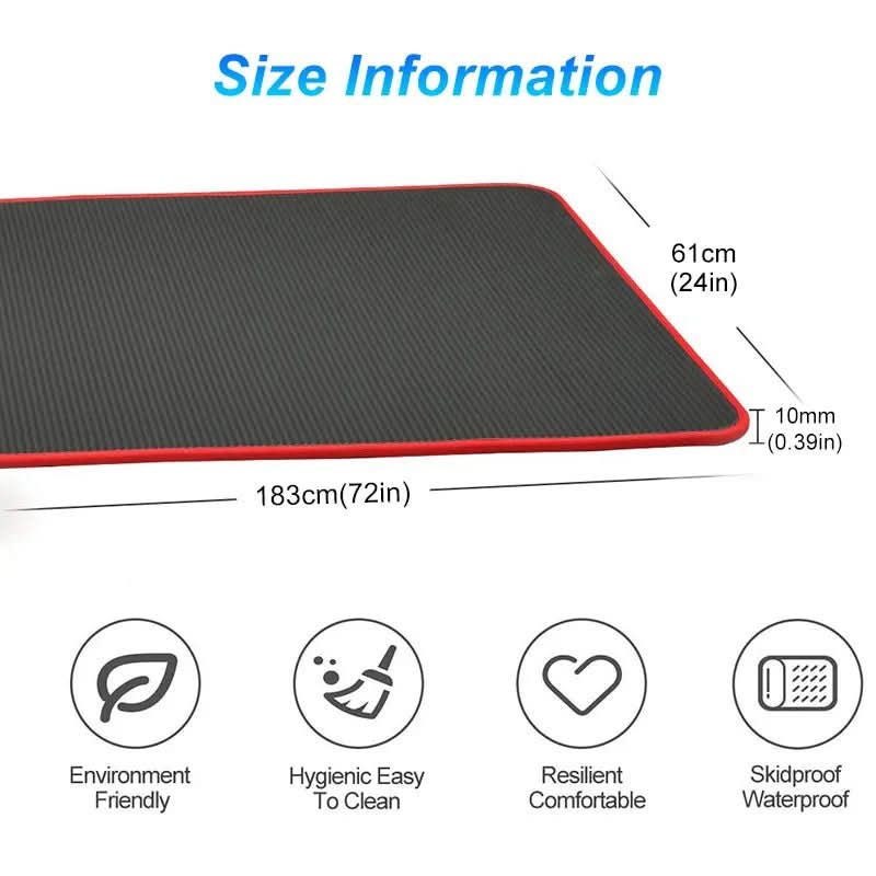 ZENPAD Extra Thick Exercise Mat With Stable Grip Surface