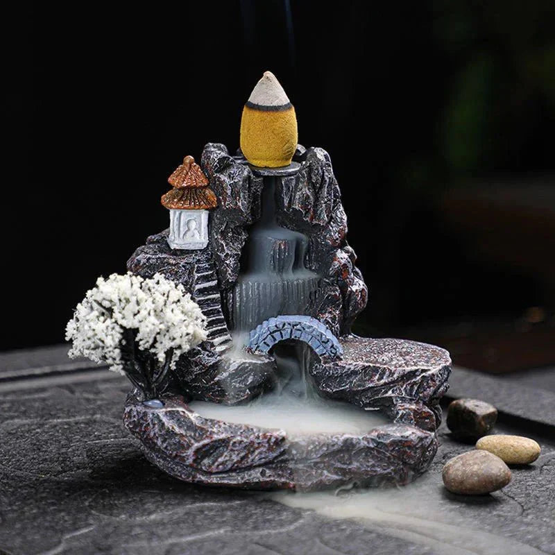 Zenstream Backflow Incense Holder For Meditation And Calm