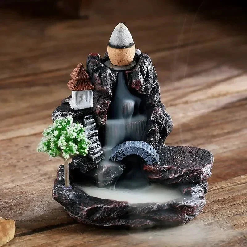 Zenstream Backflow Incense Holder For Meditation And Calm