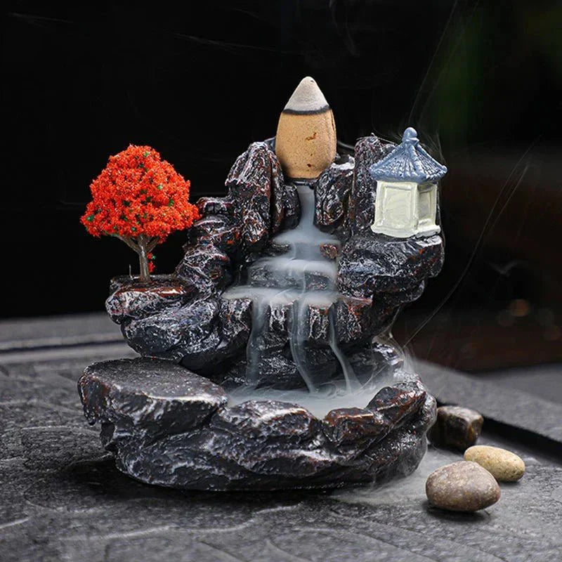 Zenstream Backflow Incense Holder For Meditation And Calm