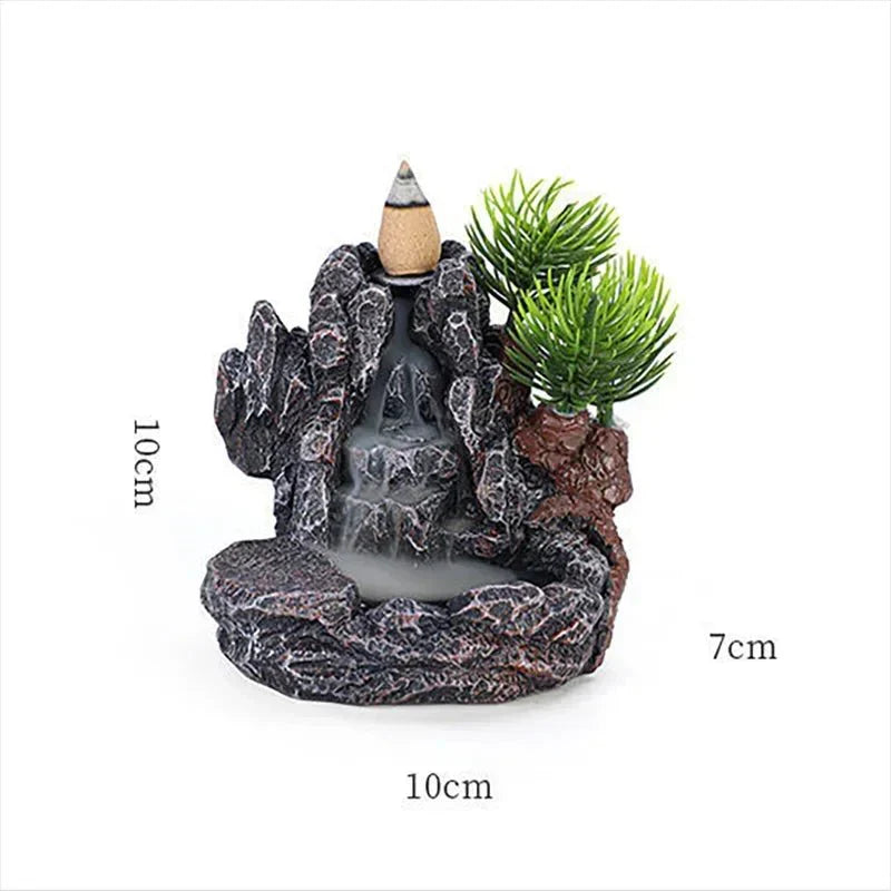 Zenstream Backflow Incense Holder For Meditation And Calm