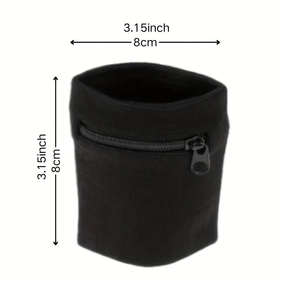 Wristbands From ZIPSAFE With Concealed Pocket For Workouts